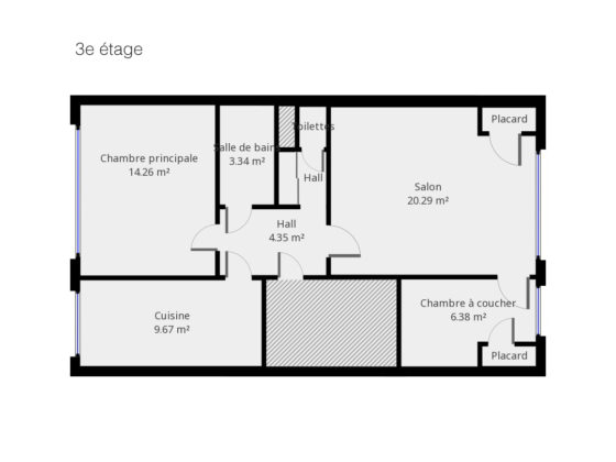 Jean van Lierde 33/3e - Plan